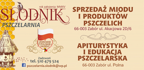 Baner Pszczelarnia Słodnik